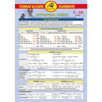 Органична химия 9. - 10. клас.